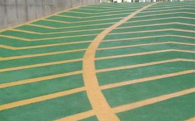 曲水止滑车道材料