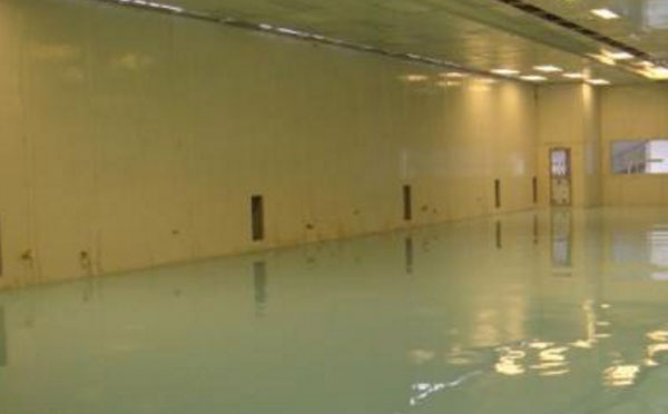 曲水自流平环氧地坪中涂